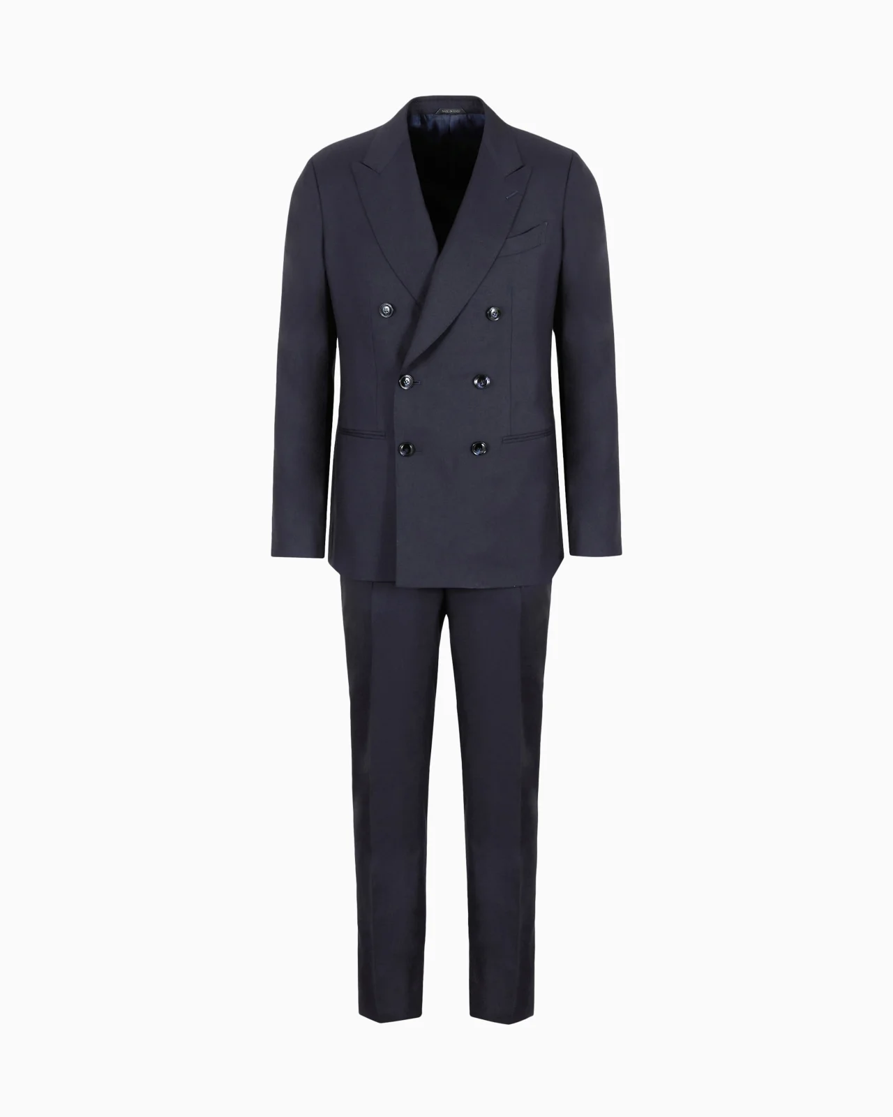 Napoli Line double-breasted cashmere and silk suit - 1