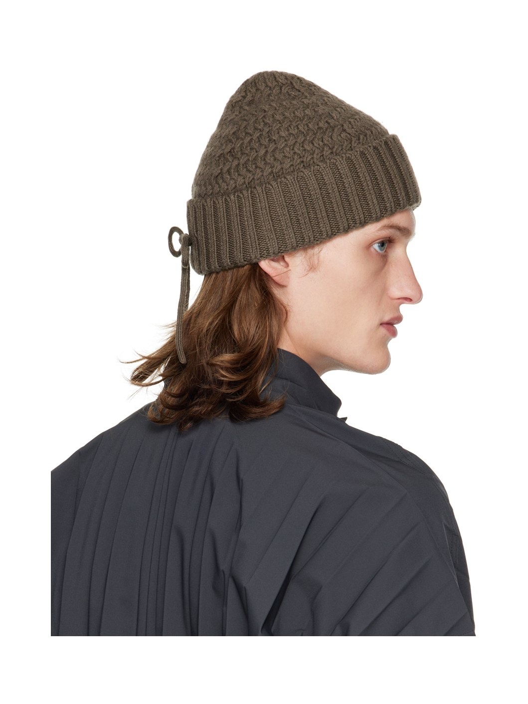 Brown Knot Beanie - 3