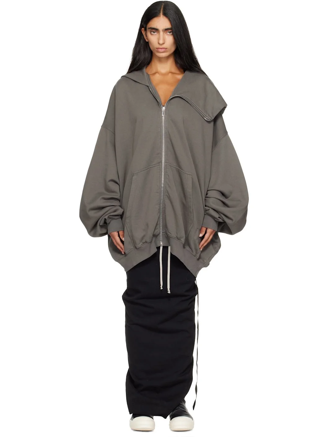 Gray Tower Mountain Hun Hoodie - 1