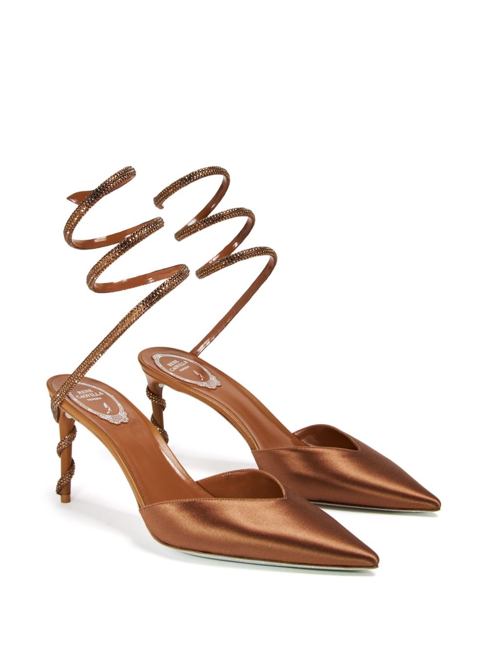 80mm satin pumps - 2