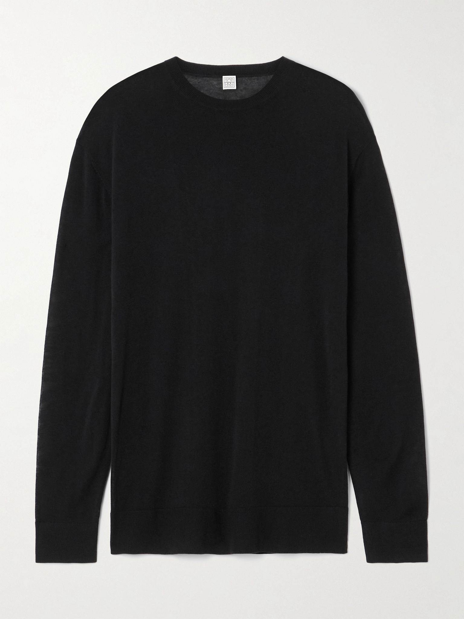 Lyocell-blend T-shirt Black - 1