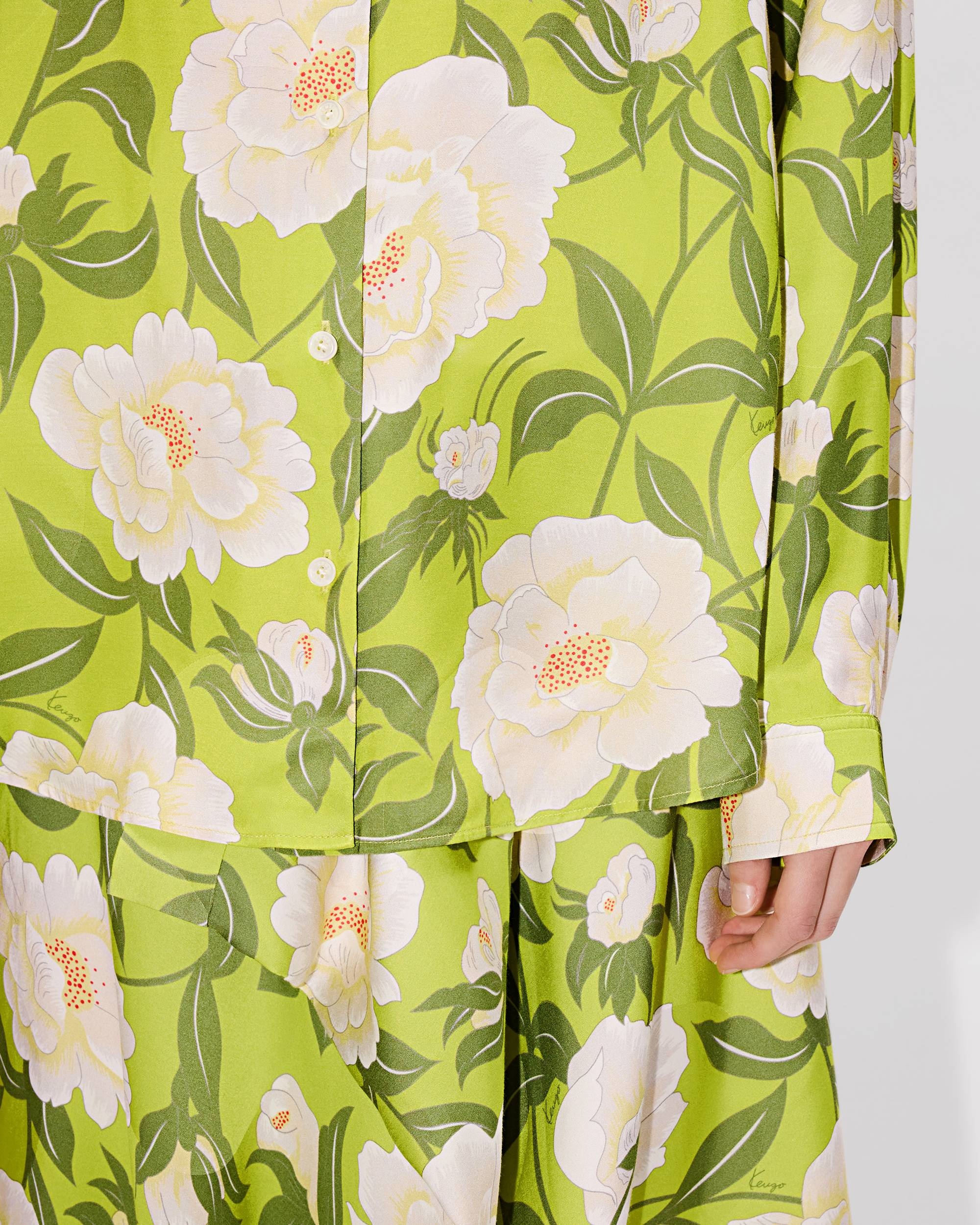 KENZO Peonies' shirt - 7
