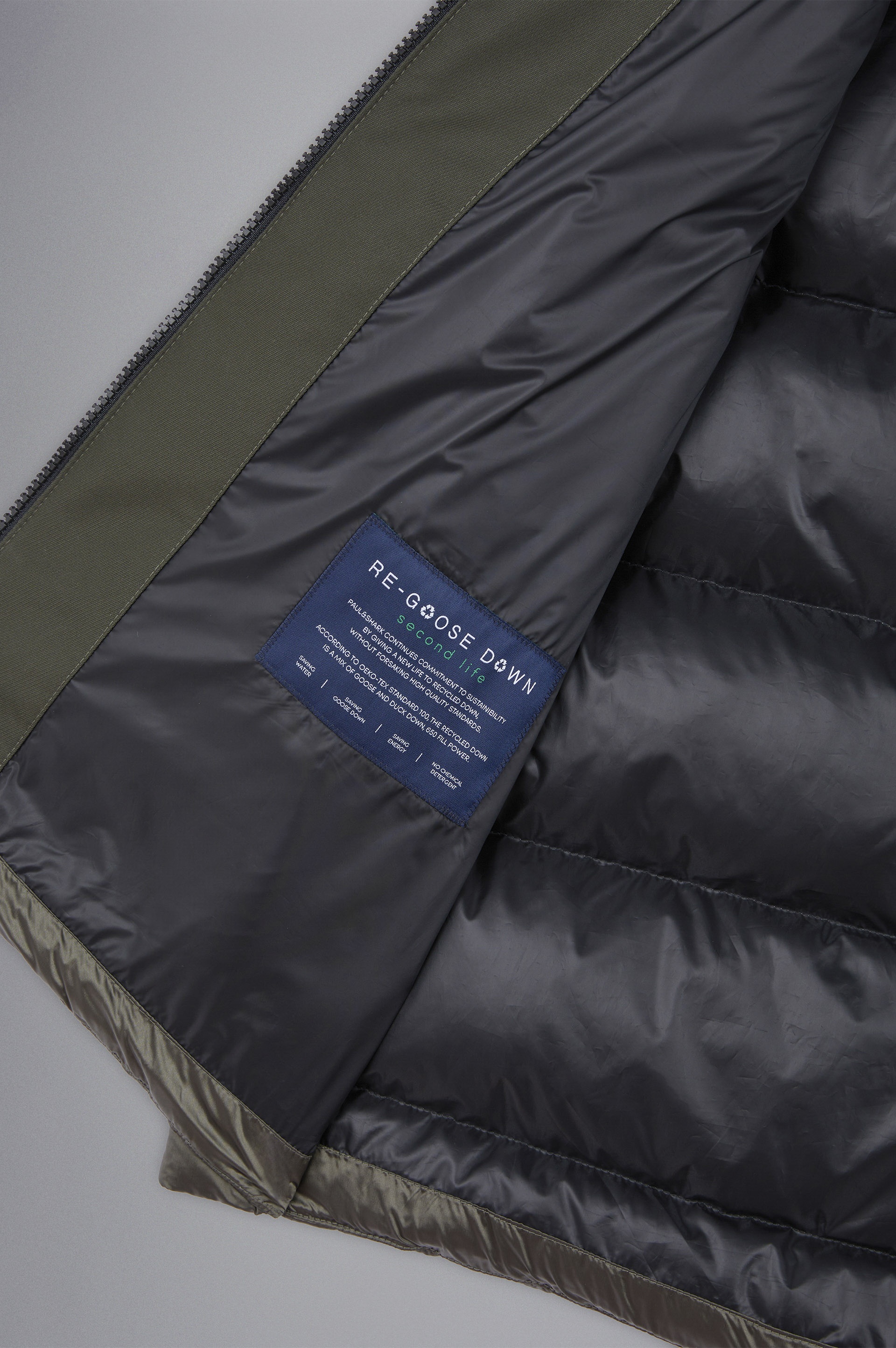 HYBRID VEST MADE OF IRIDESCENT NYLON AND TECHNICAL FABRIC - 6