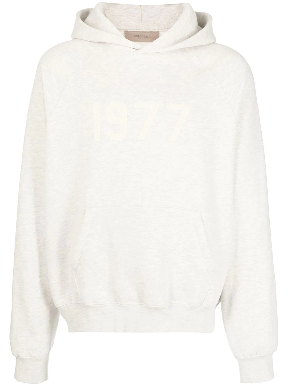 '1977' print hoodie - 1