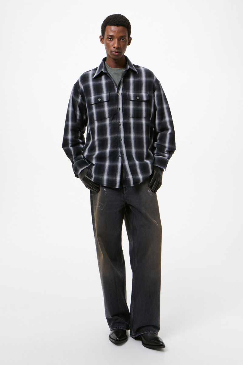 Our Legacy Moss Shirt Shadow Trial Check outlook