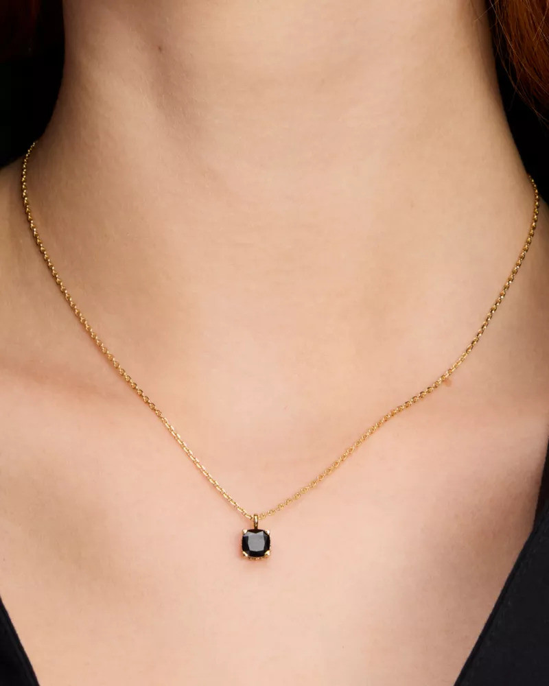 kate spade Little Luxuries 6mm Square Pendant outlook