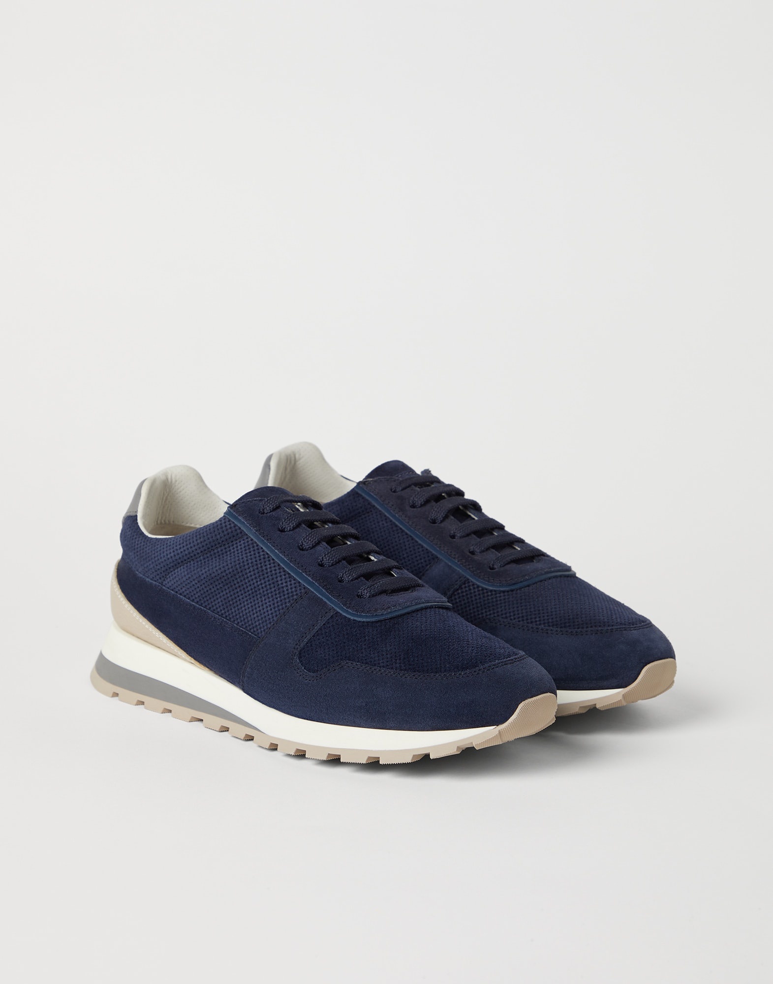 Punched suede runners - 1