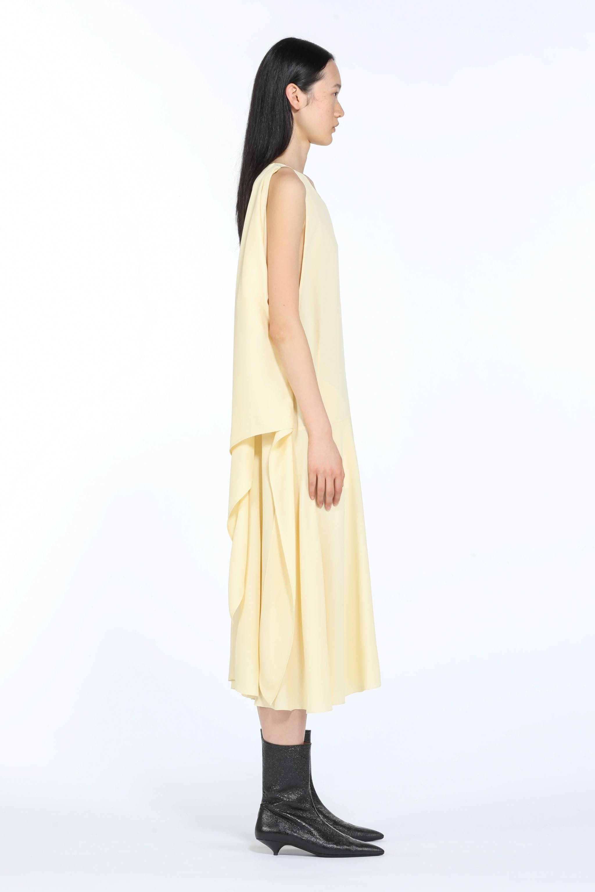 DETACHABLE-SLEEVE DRESS - 3