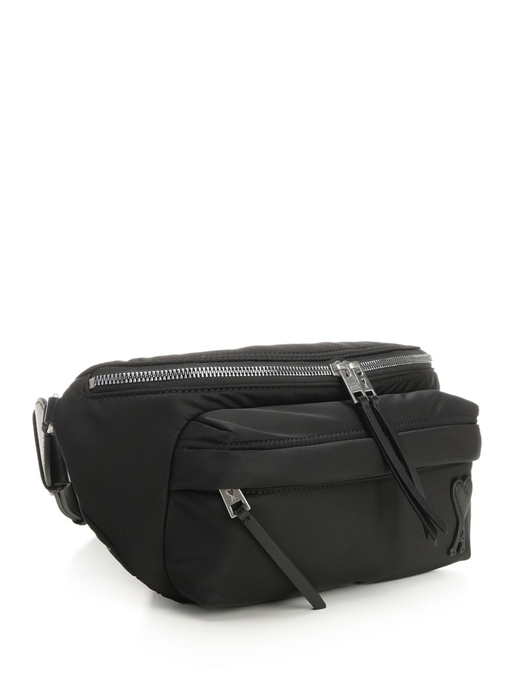 -Ll708 Nylon Belt Bags Black - 2