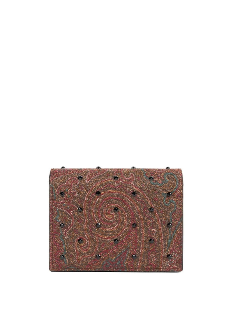 Etro rhinestone paisley bi-fold wallet outlook