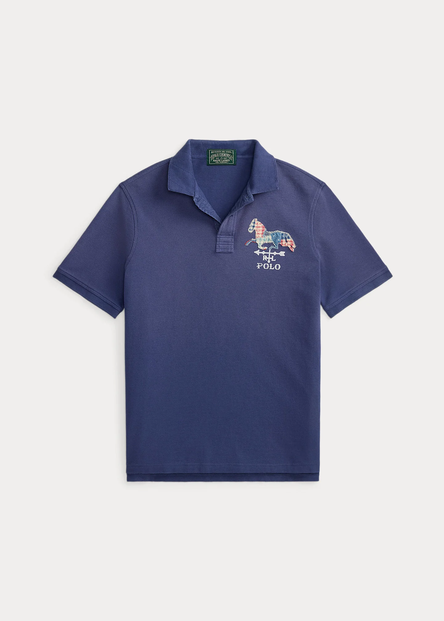 Classic Fit Horse-Appliquéd Polo Shirt - 1