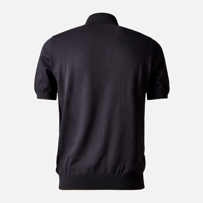 HOGAN Polo Shirt in Cotton Knit Black outlook