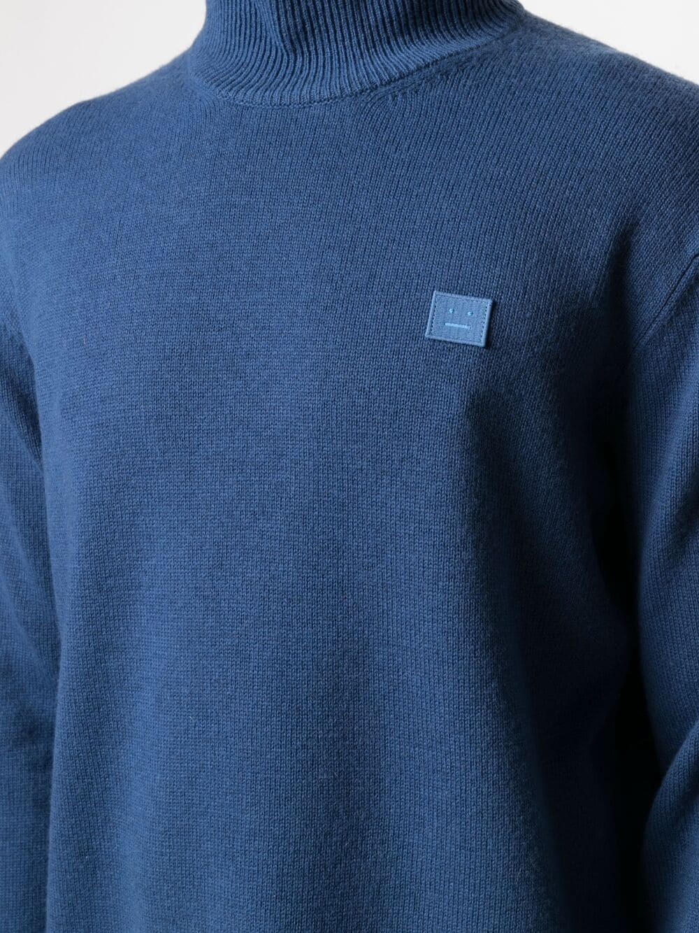 logo-patch turtleneck jumper - 6