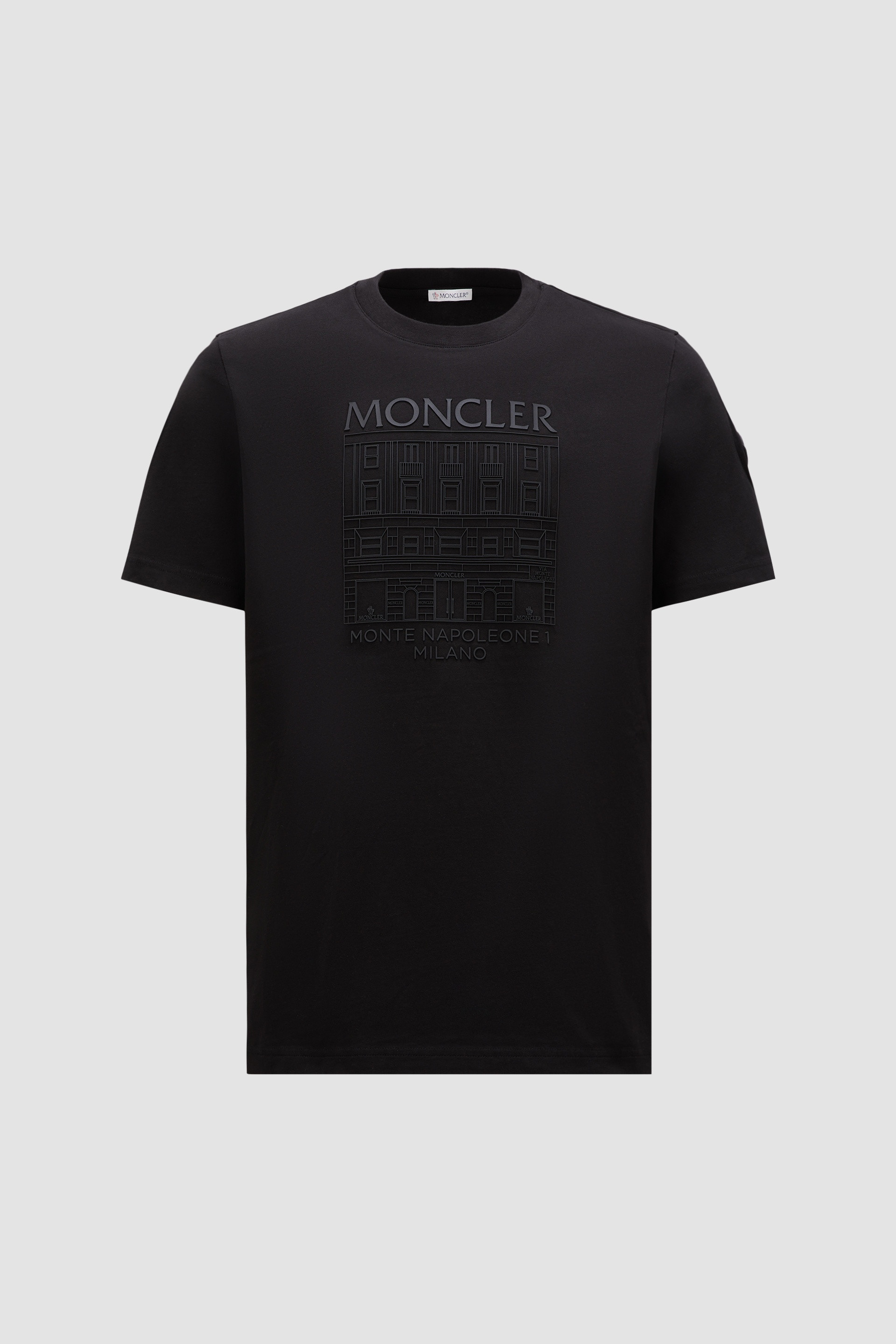 Embossed Motif T-Shirt - 1