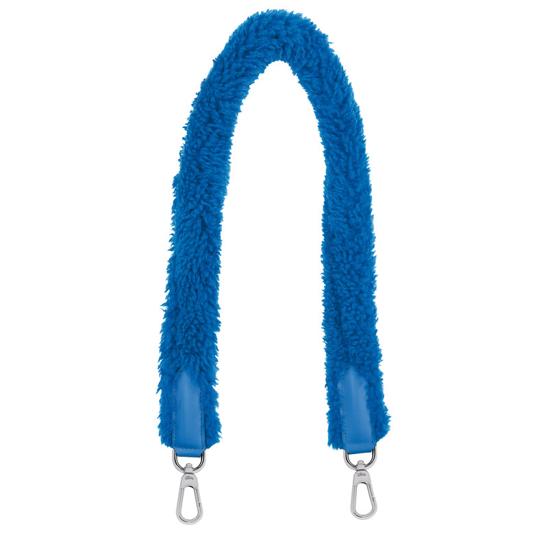 Le Pliage Xtra Shoulder strap Cobalt - Leather 1