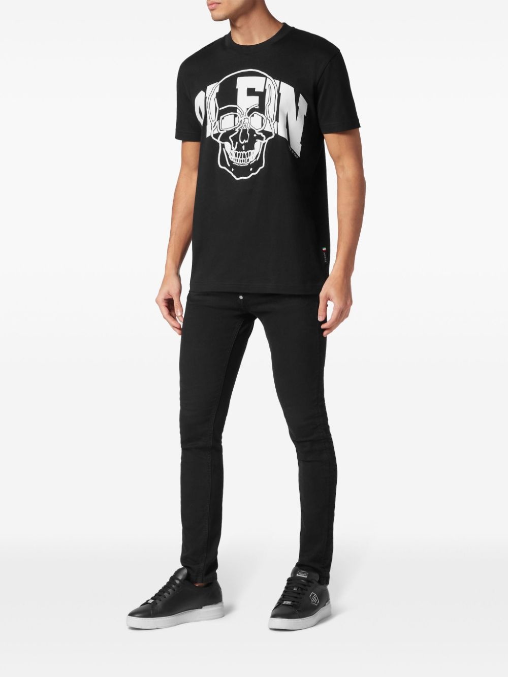 Skull-print cotton T-shirt - 2