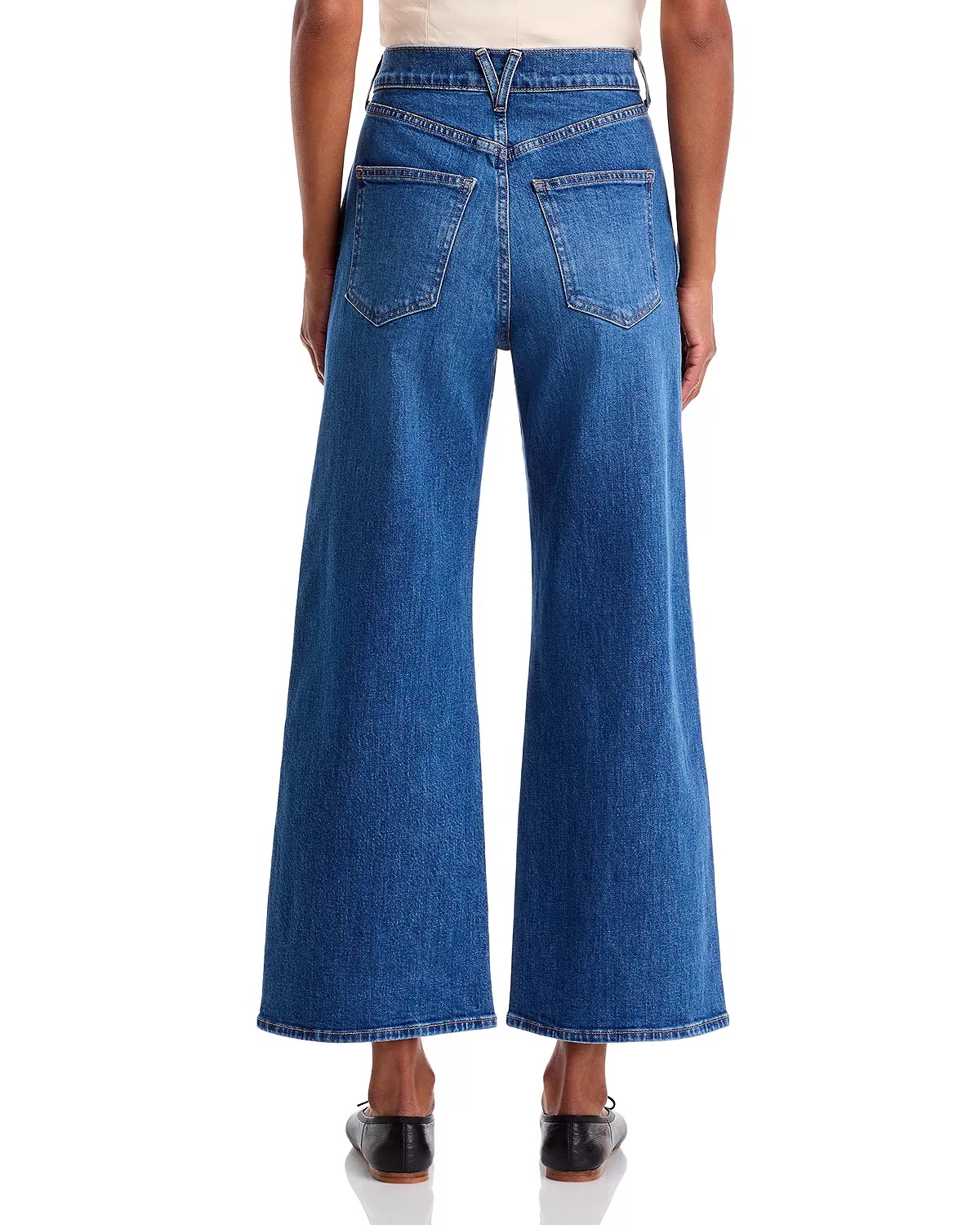 Taylor High Rise Wide Leg Jeans in Serendipity - 3