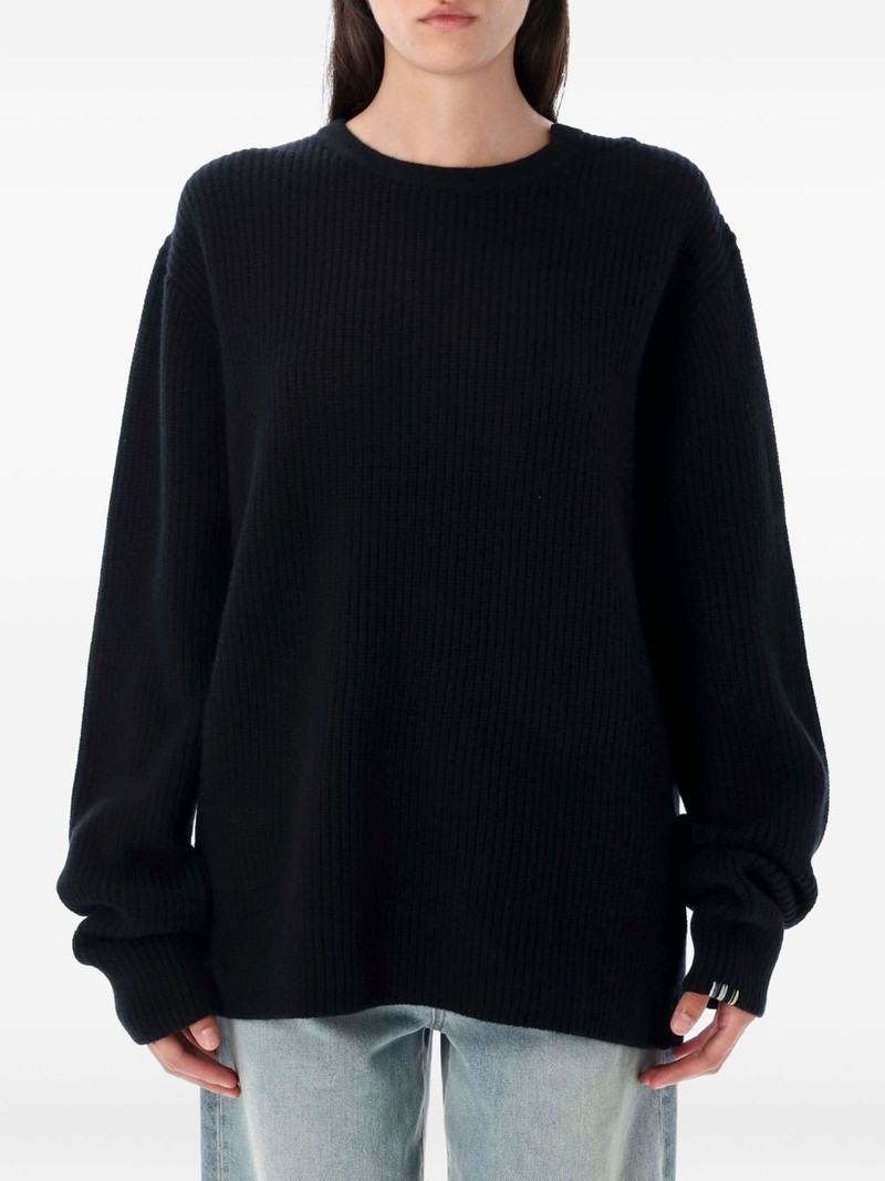 ribbed-knit sweater 1