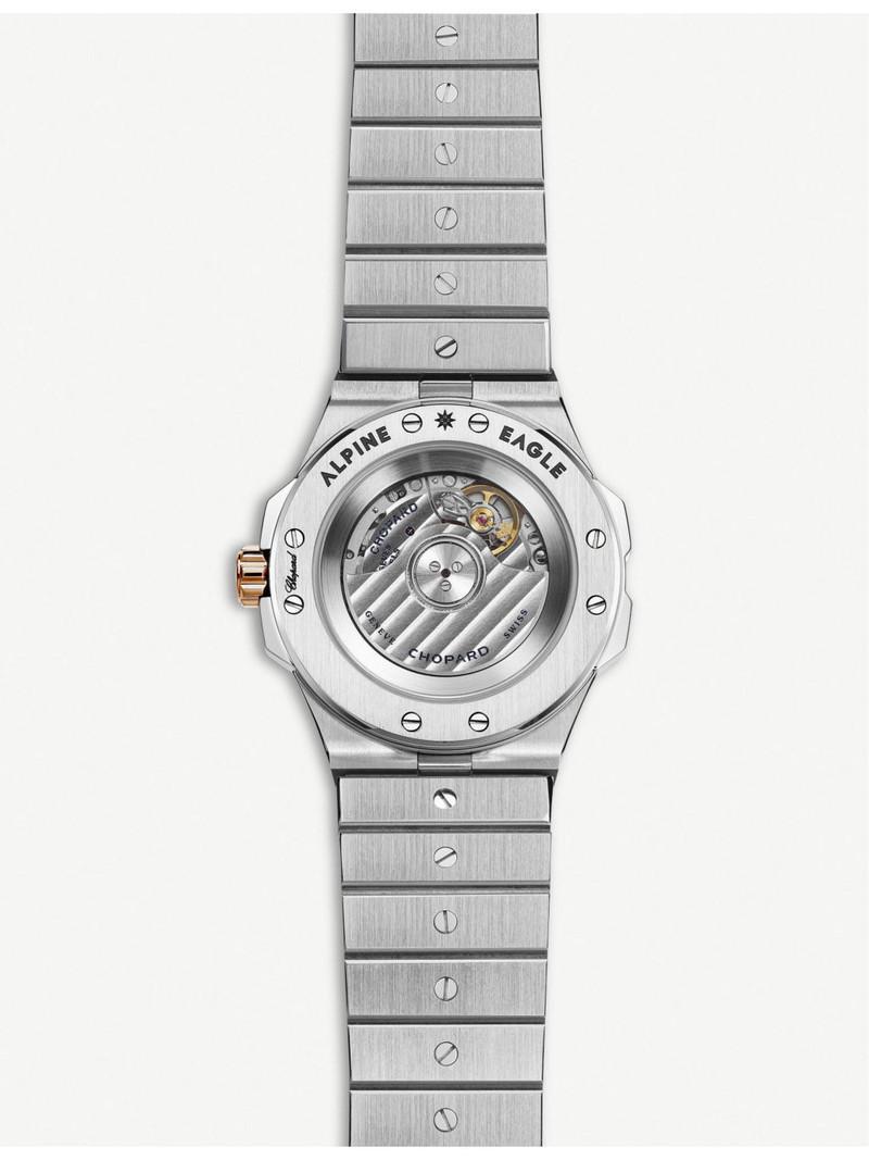 Chopard 298601-6001 Alpine Eagle Small 18ct rose gold and stainless-steel automatic watch outlook
