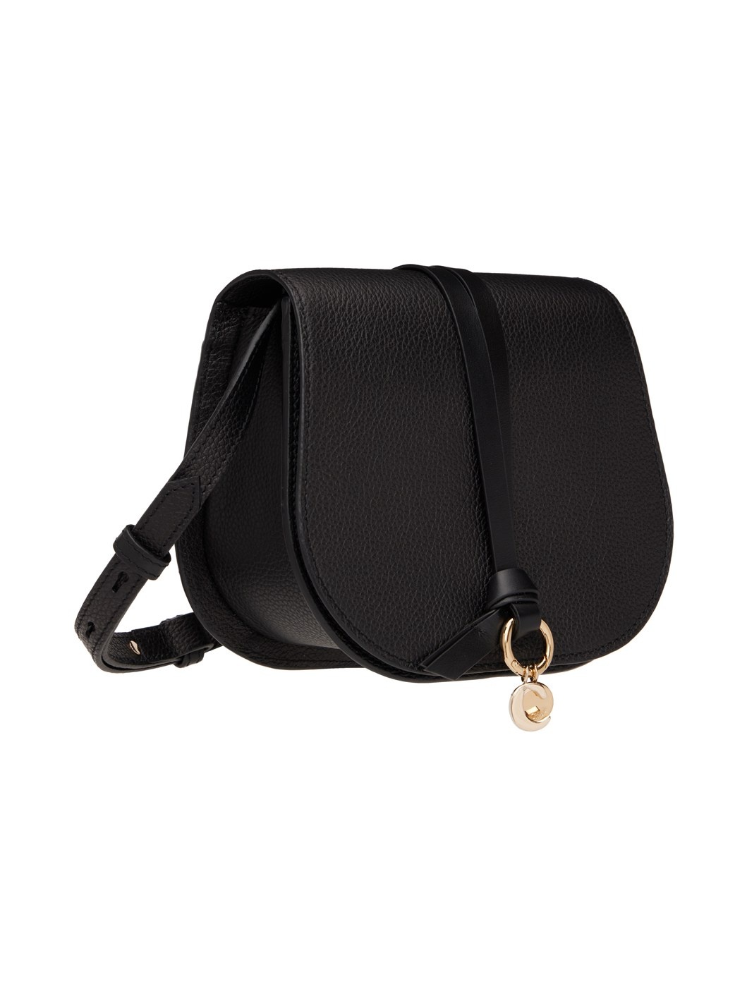 Black Mini Alphabet Saddle Bag - 2