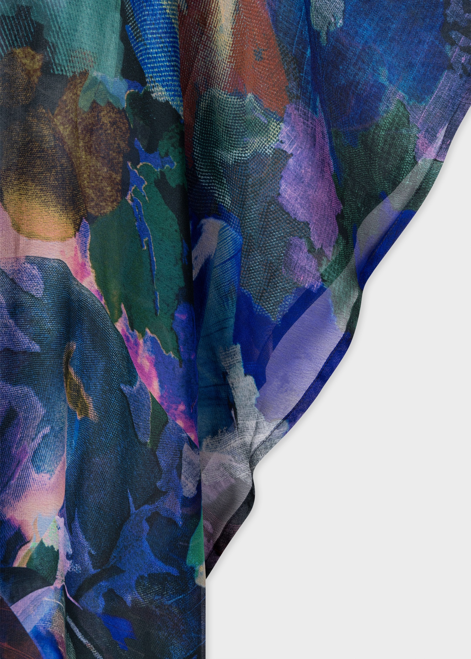 Women's Navy 'Floral Collage' Kaftan - 4
