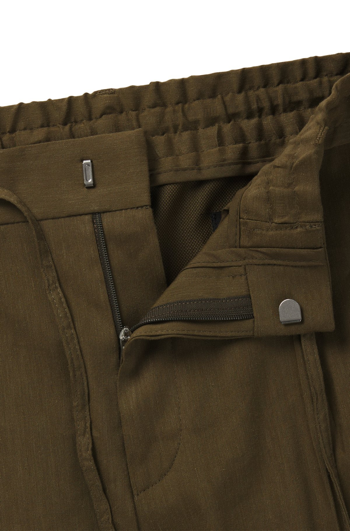 BOSS SELECTED BY SHOHEI OHTANI TAPERED-FIT TROUSERS IN A LINEN BLEND - 6