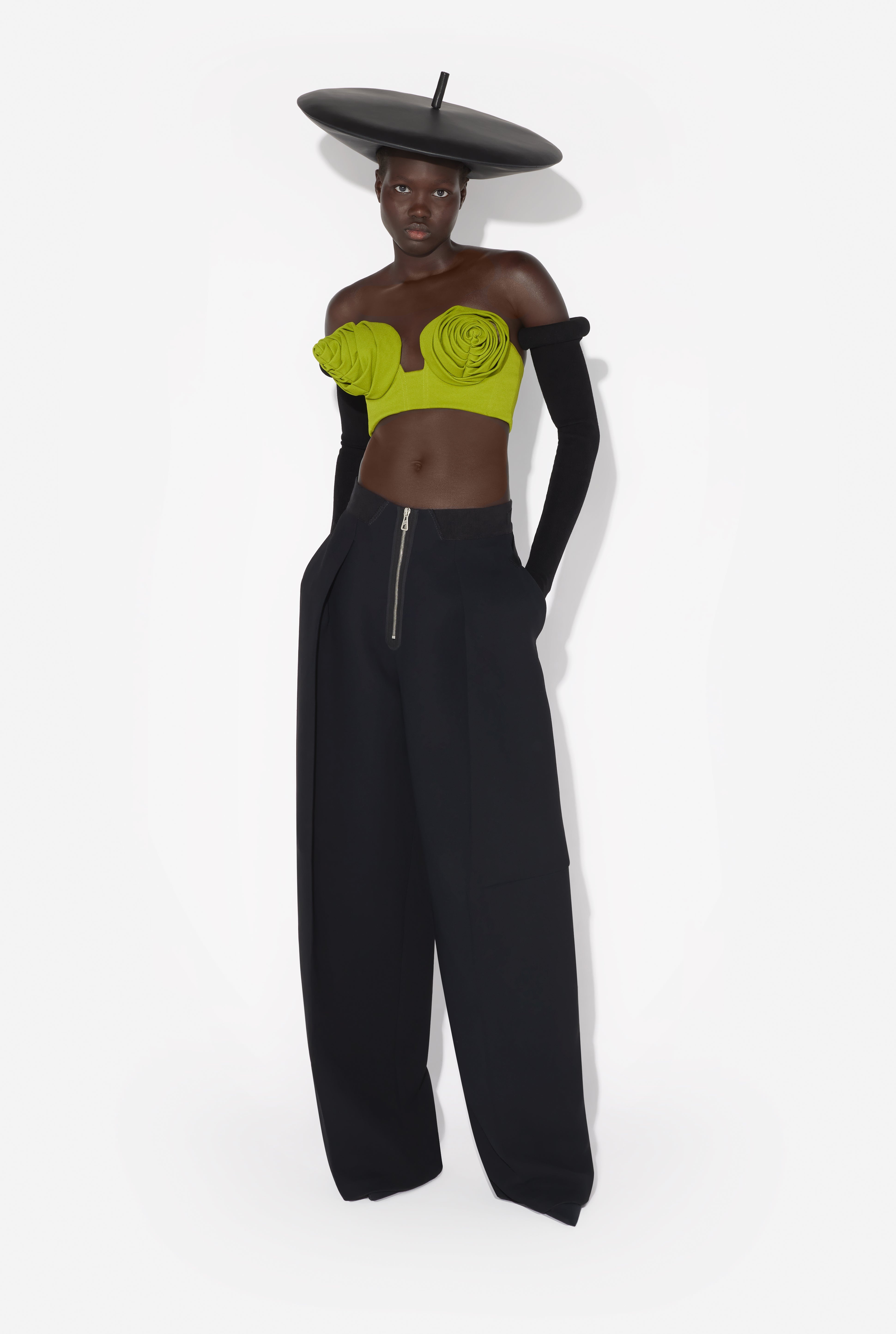THE GREEN CONICAL CUP BRA - 6