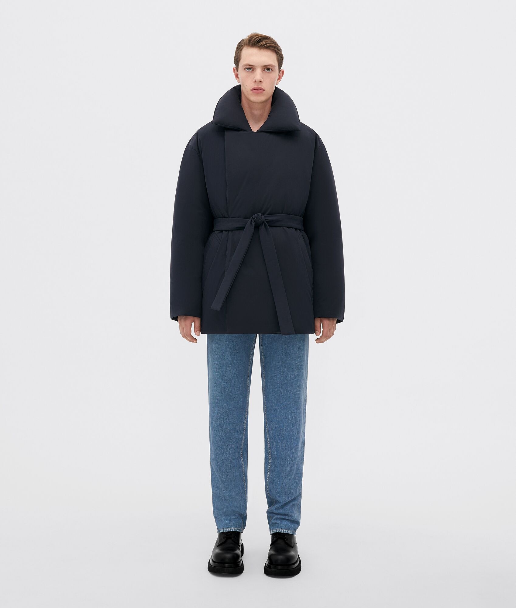 frosted poplin puffer jacket - 4