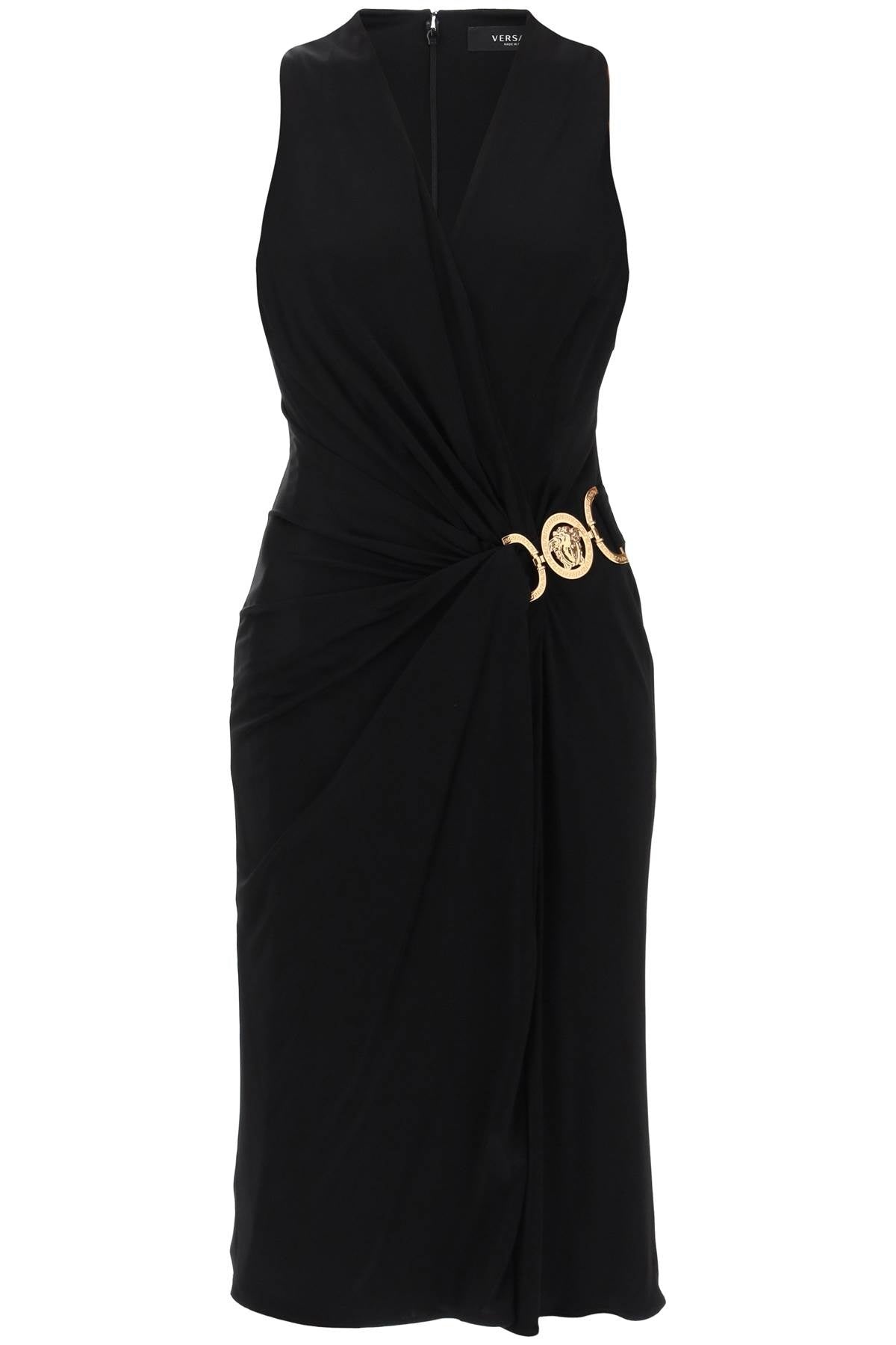 ワンピース VERSACE FW23 MEDUSA MIDI DRESS '95 (1011634_1A005721B000) Versace Medusa '95 Midi Dress | Black | FARFETCH