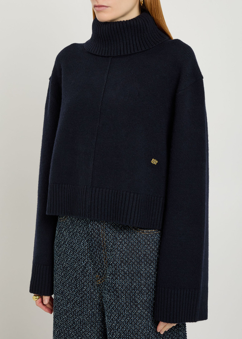 GANNI Ganni Turtle-neck Wool Jumper outlook