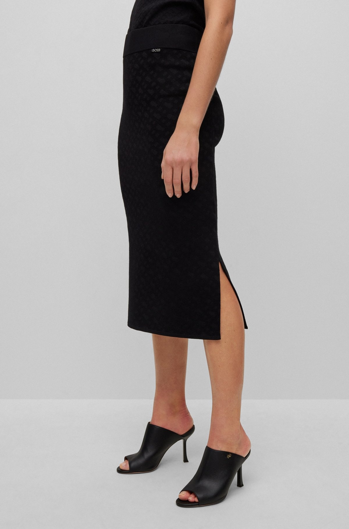 TUBE SKIRT IN KNITTED JACQUARD - 2