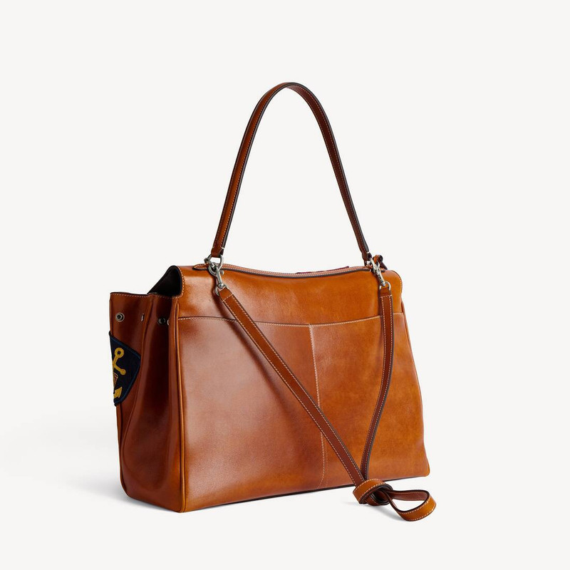 Men's Rodeo Handbag Large in New Tan/multicolor 3