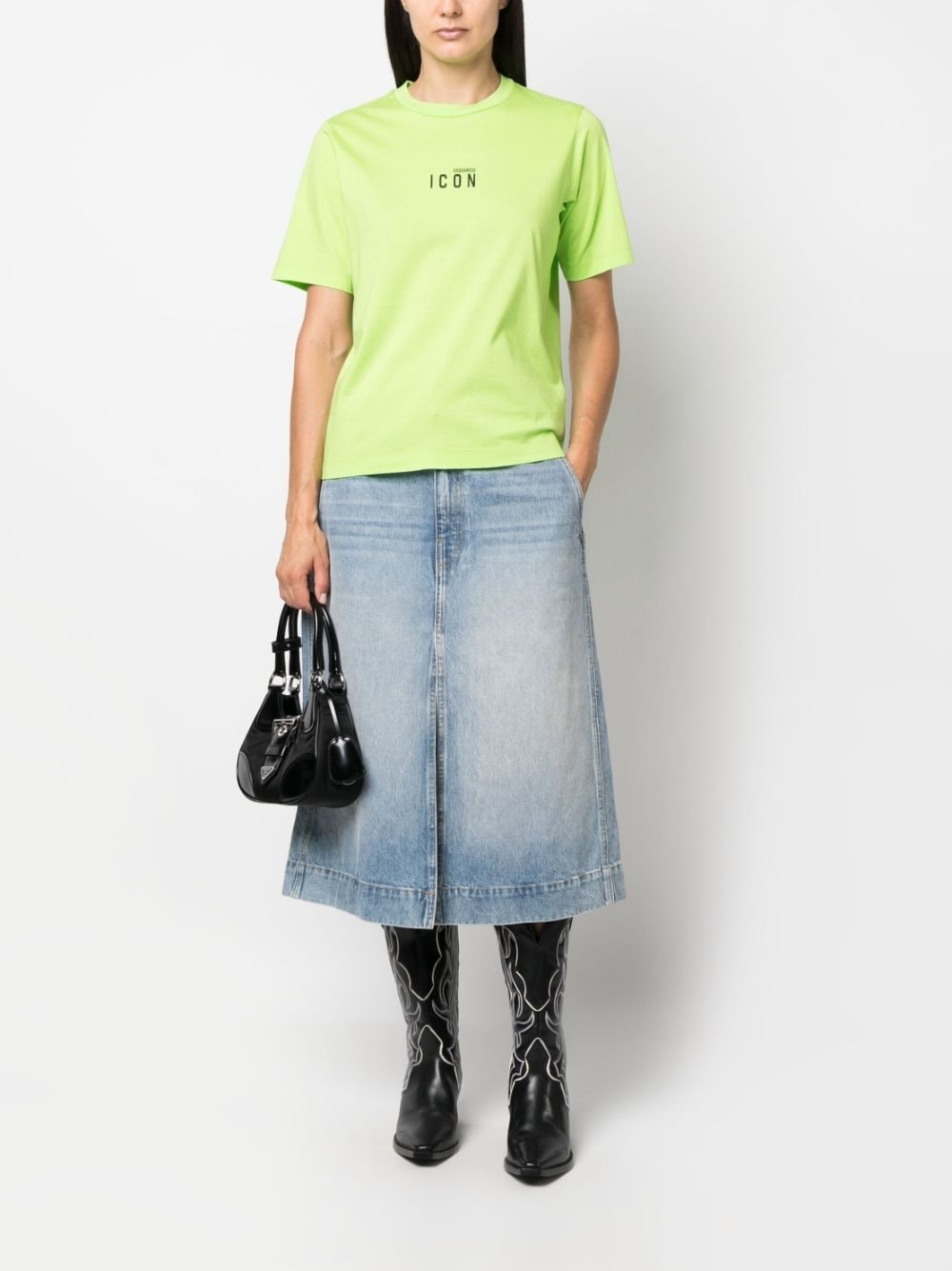 Icon-print cotton T-shirt - 2