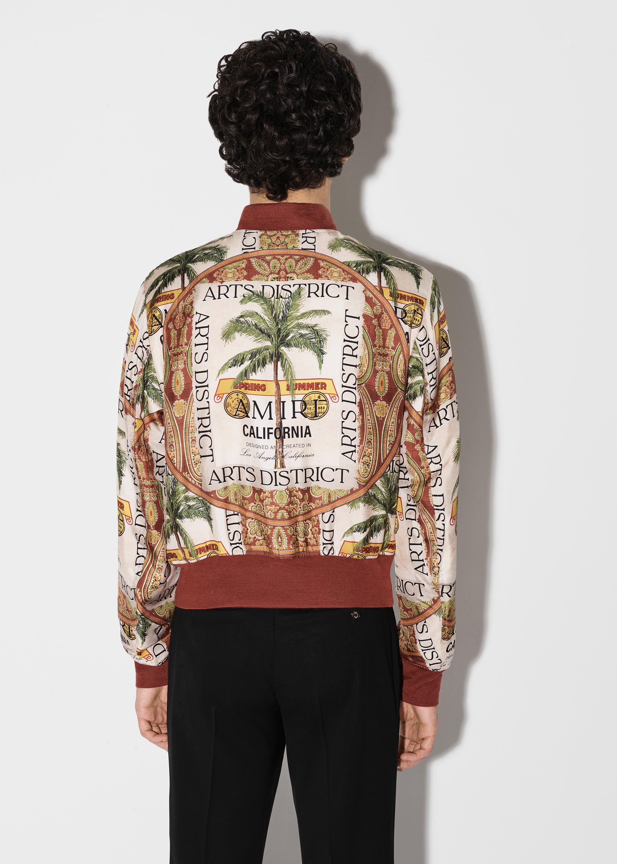 AMIRI RUM LABEL BOMBER JACKET - 5