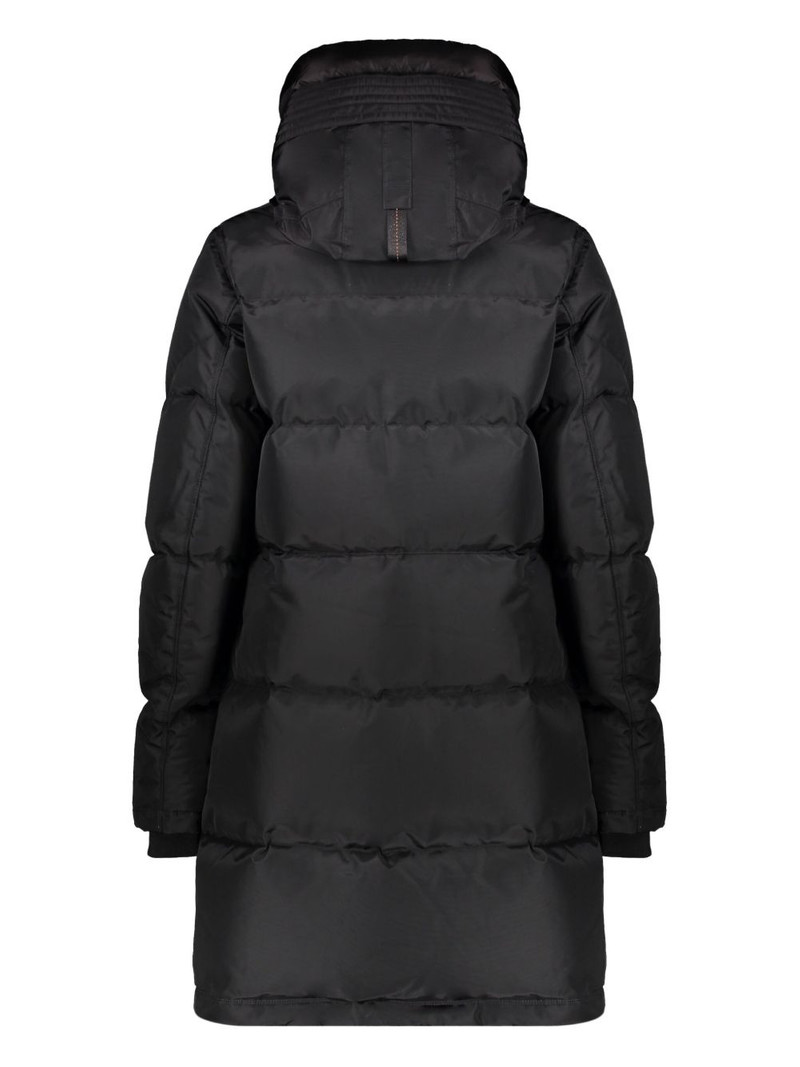 PARAJUMPERS hooded logo-patch down jacket outlook