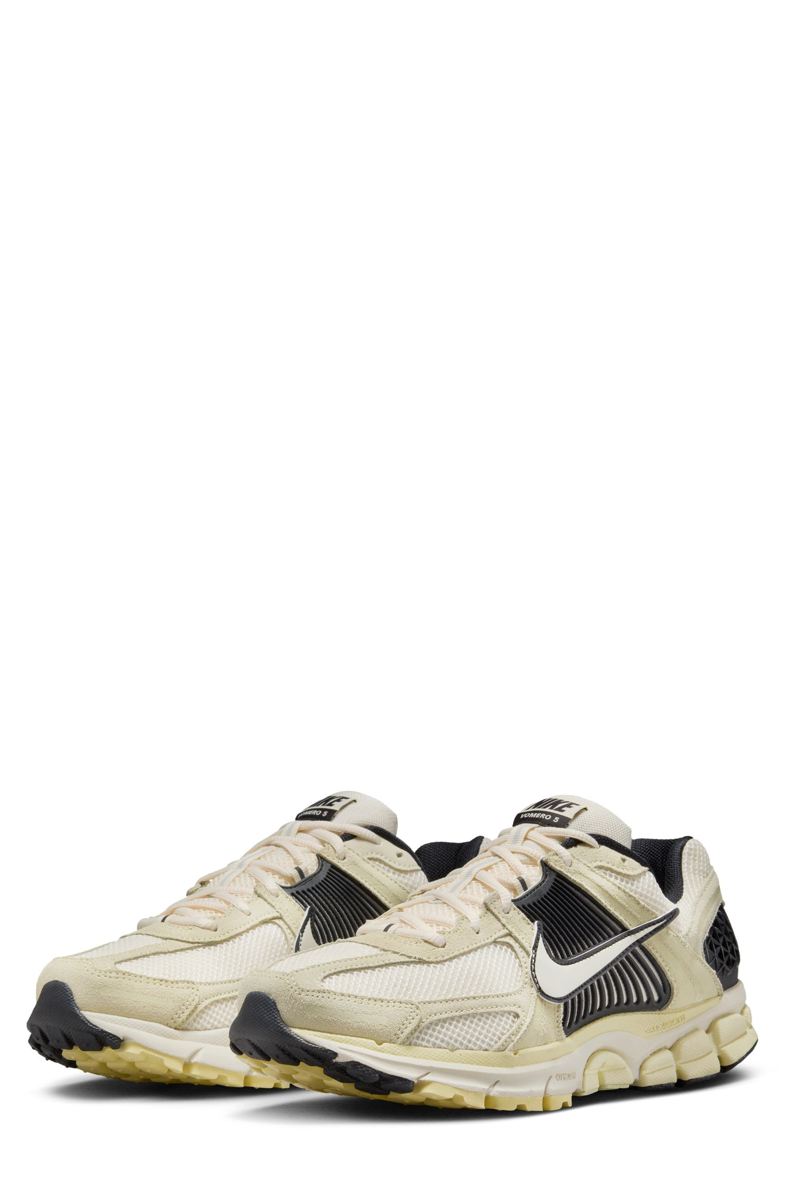 Nike Zoom Vomero 5 Premium Sneaker in Alabaster/Ivory/Black/White at Nordstrom - 1