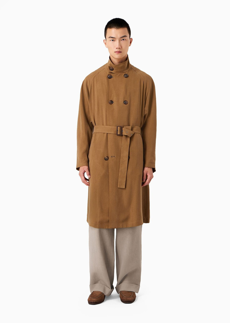 ASV cupro trench coat 2