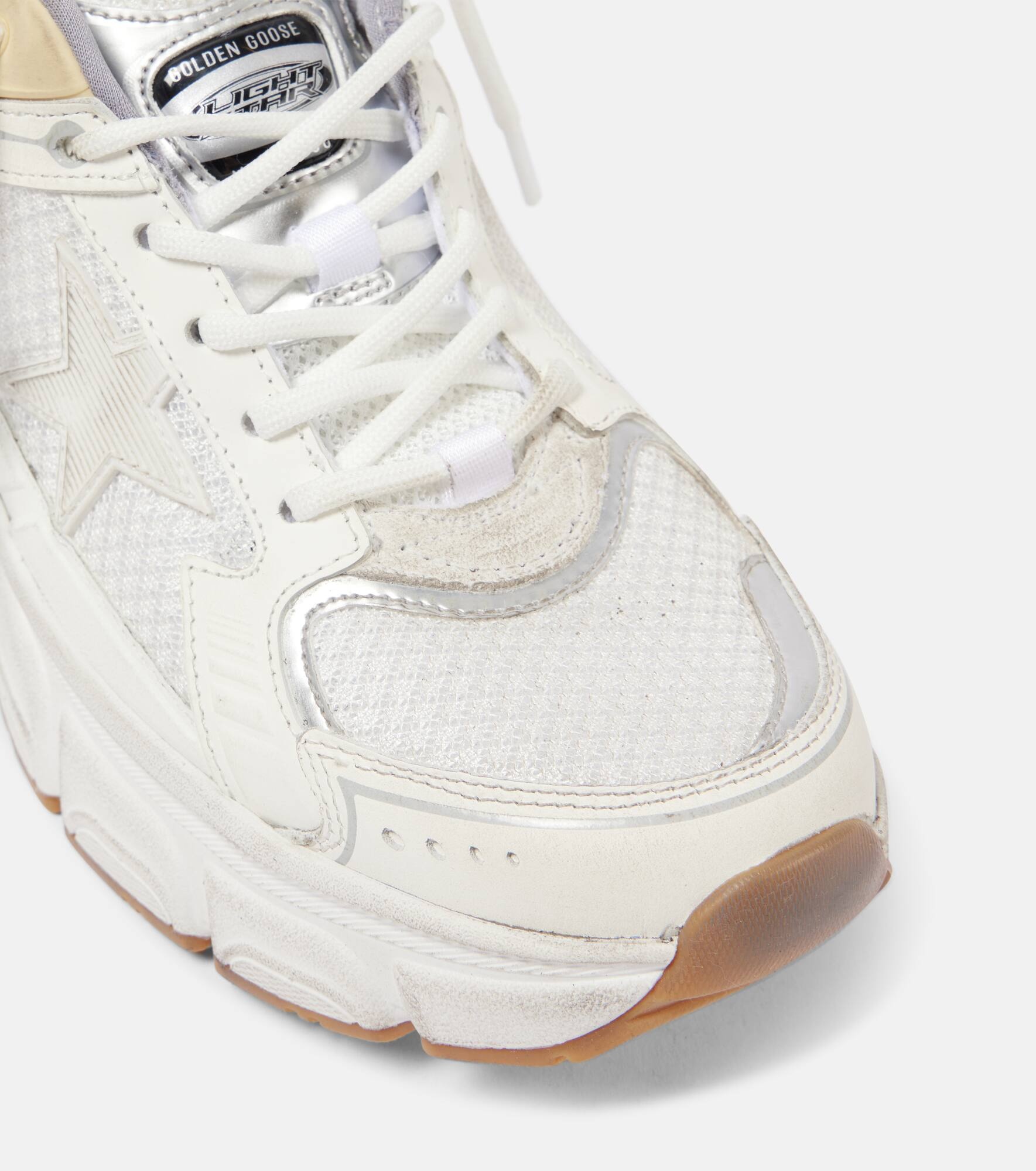 Lightstar leather and mesh sneakers - 5