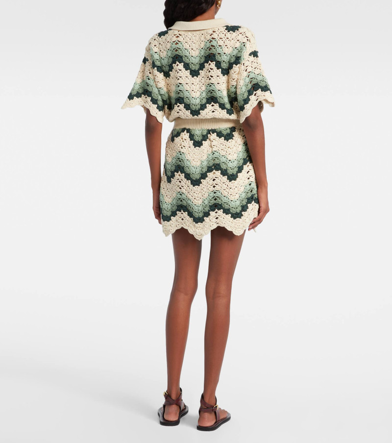 Tidal Hali cotton crochet miniskirt 3