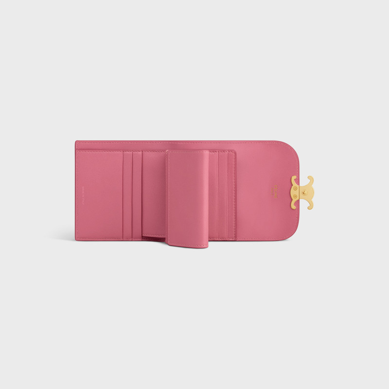 Small Flap Wallet TRIOMPHE in PYTHON 4