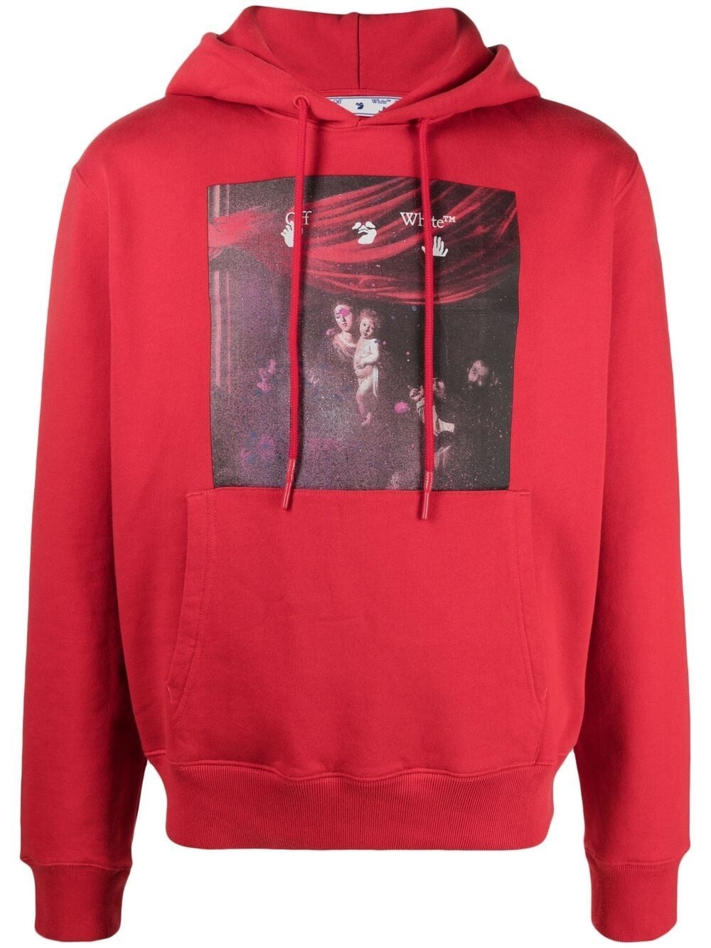 Caravaggio print hoodie - 1