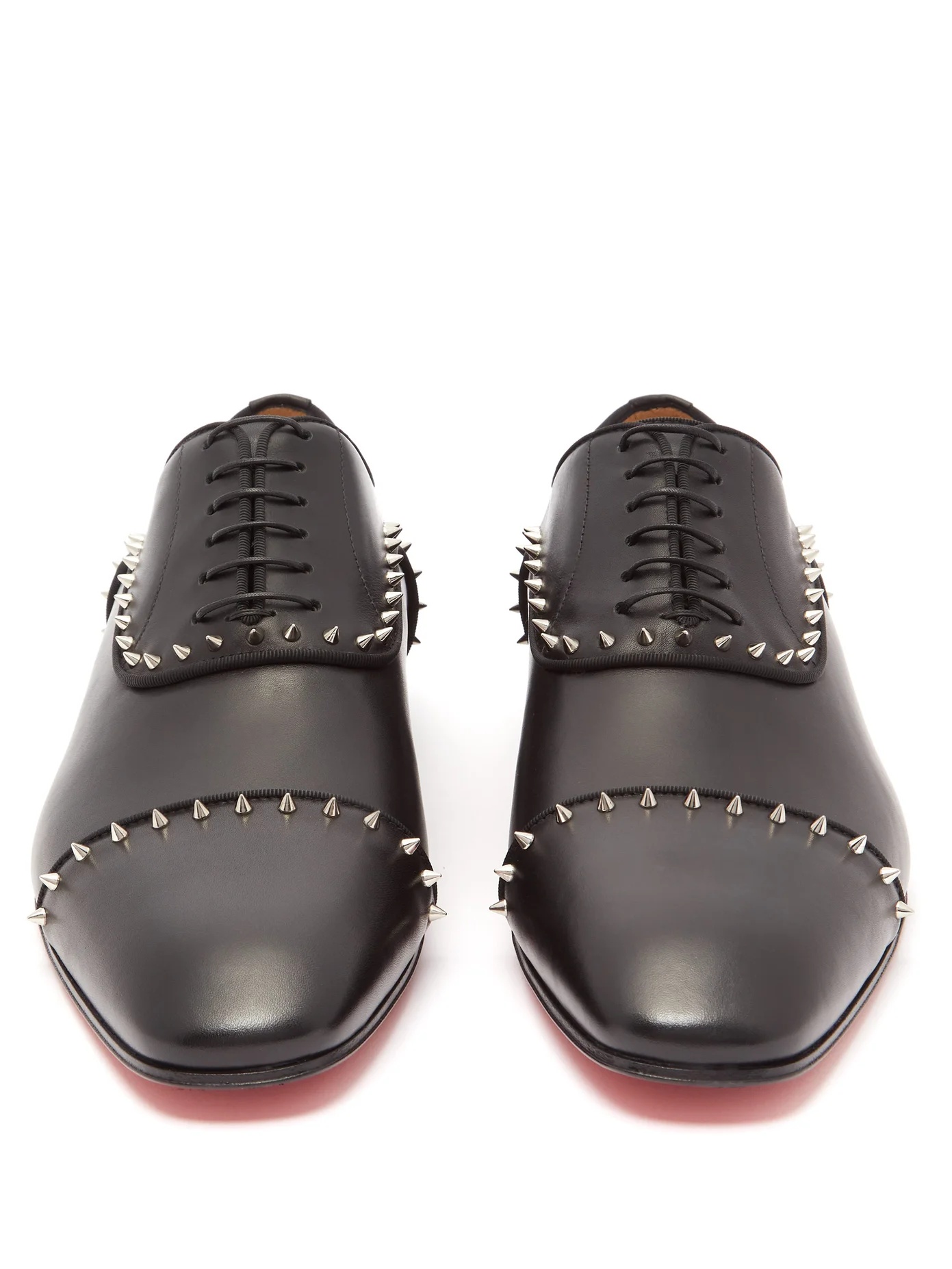 Eton spike leather derby shoes - 5