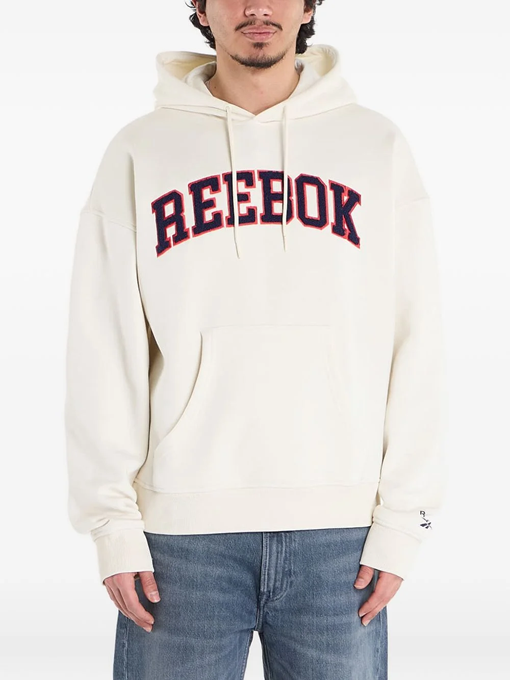 logo-embroidery hoodie - 1