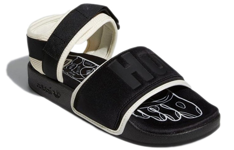 adidas x Pharrell Adilette 2.0 'Black' GZ1892 - 3