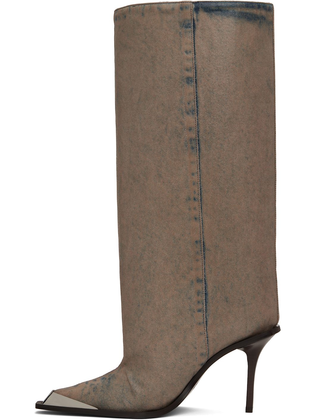 Taupe D-Tona Wb Tall Boots - 3