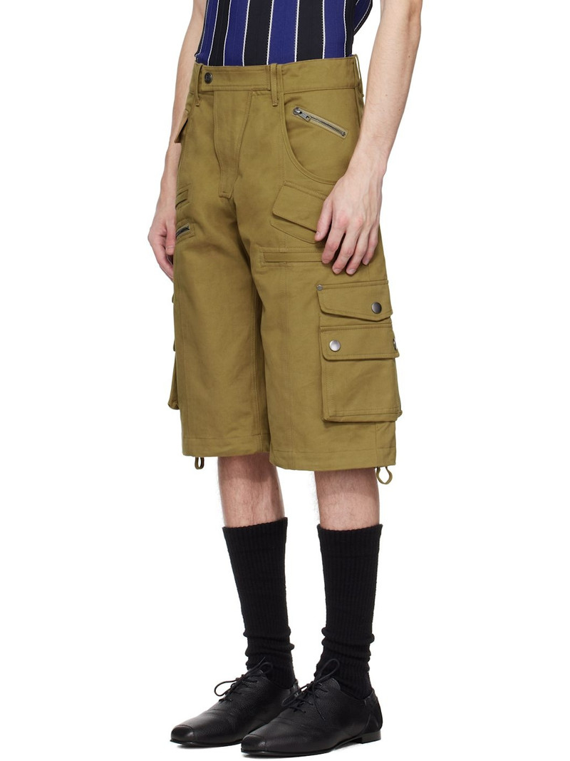 Martine Rose Khaki Utility Shorts outlook