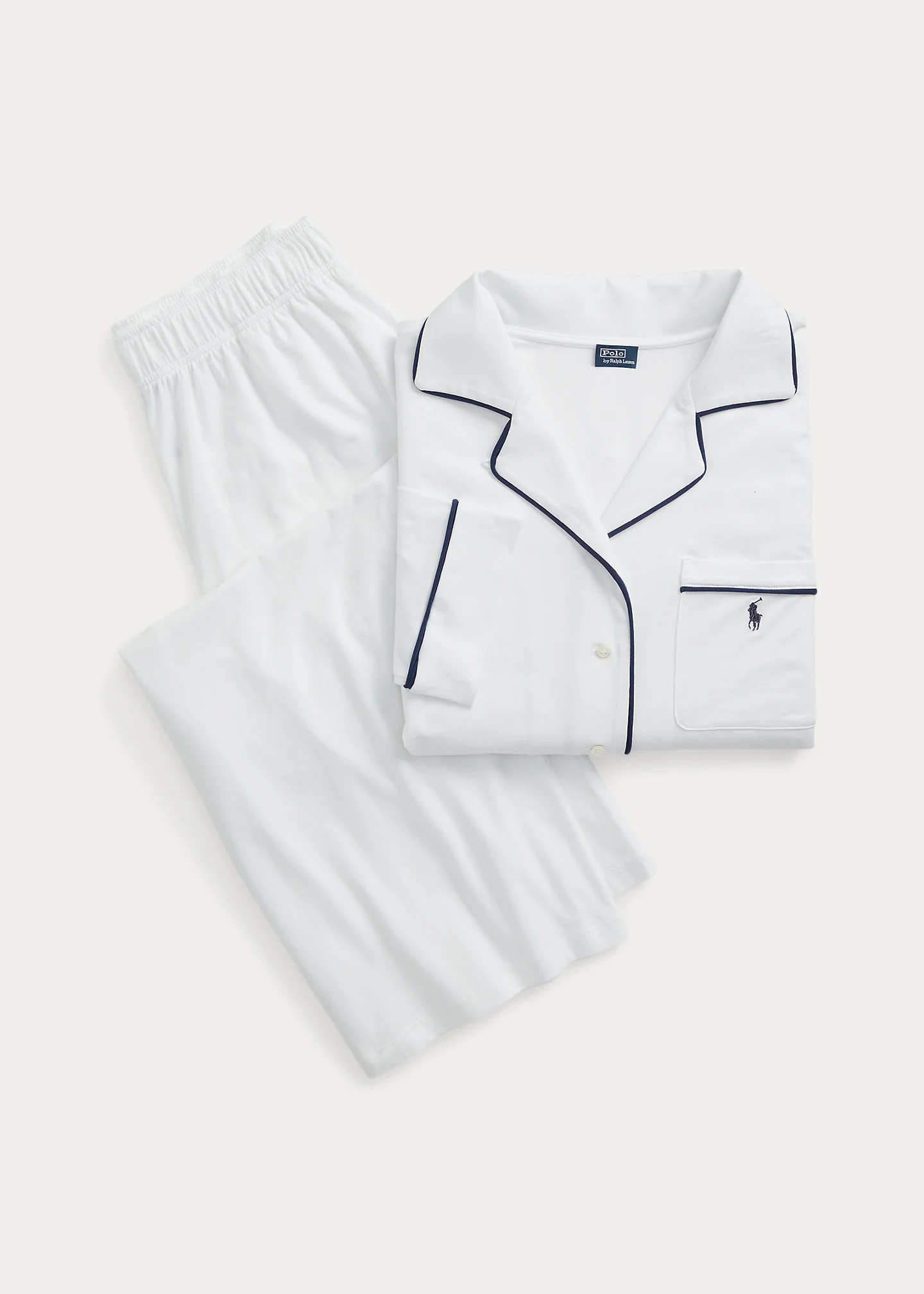 Long-Sleeve Jersey Pajama Set - 1