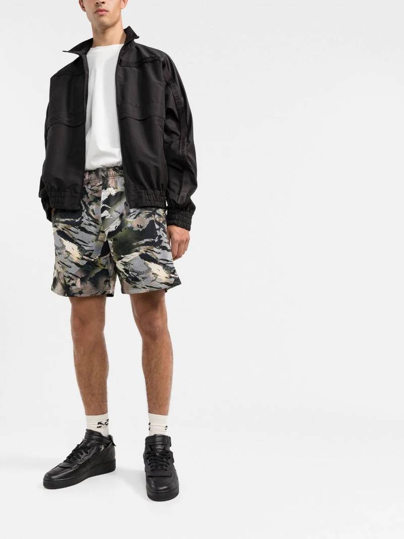 Heron Preston logo-patch bomber jacket outlook