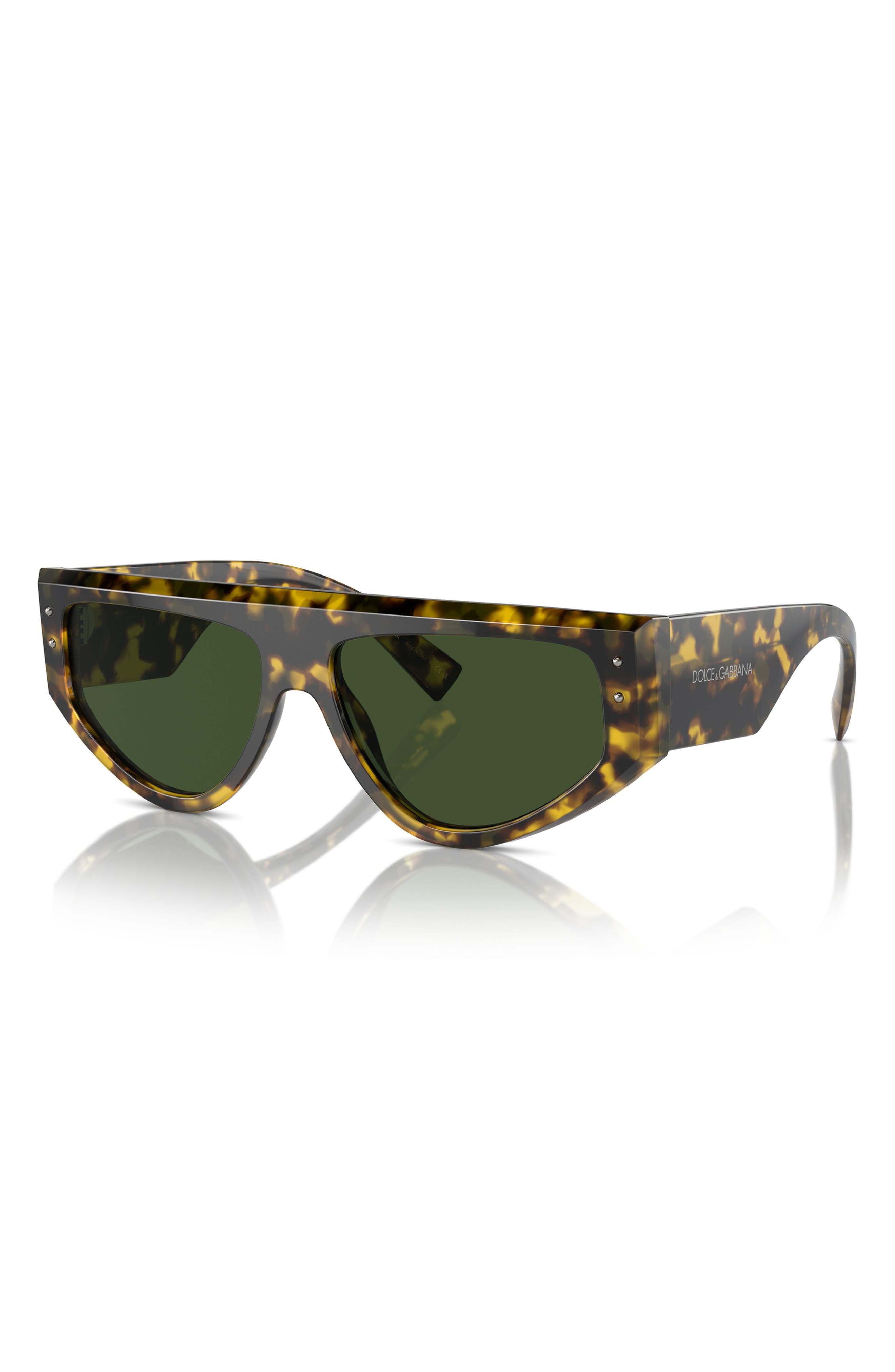 57mm Rectangular Sunglasses - 2