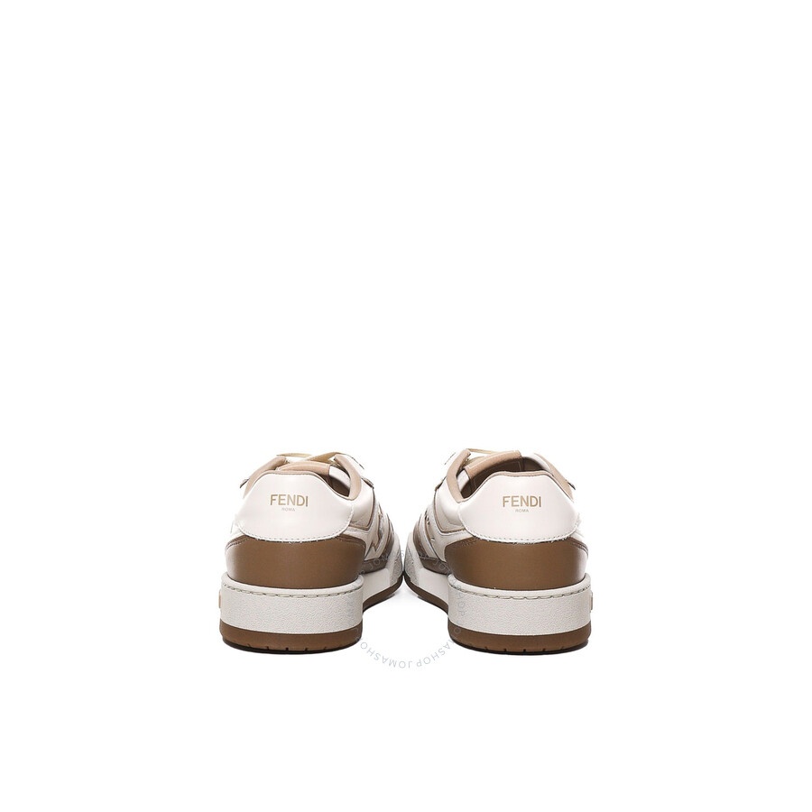 FENDI｜SNEAKERS (Match leather low-tops (8E8453 AOMN F1P Fendi Fendi Match Leather Low Tops Sneakers (Flat Shoes